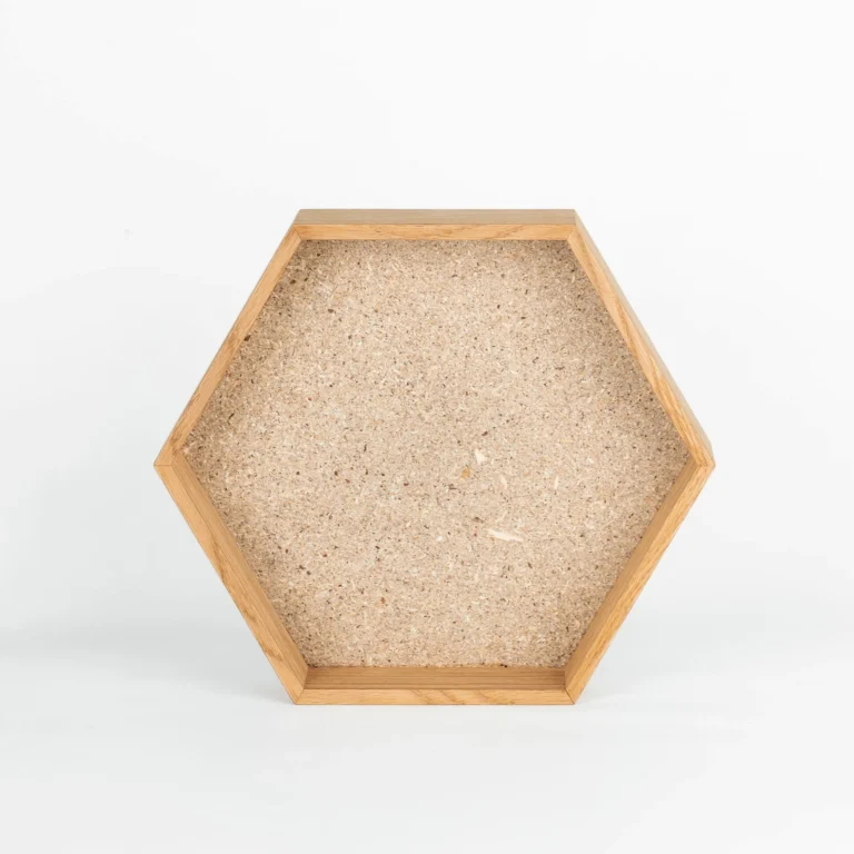 hexagon holzrahmen